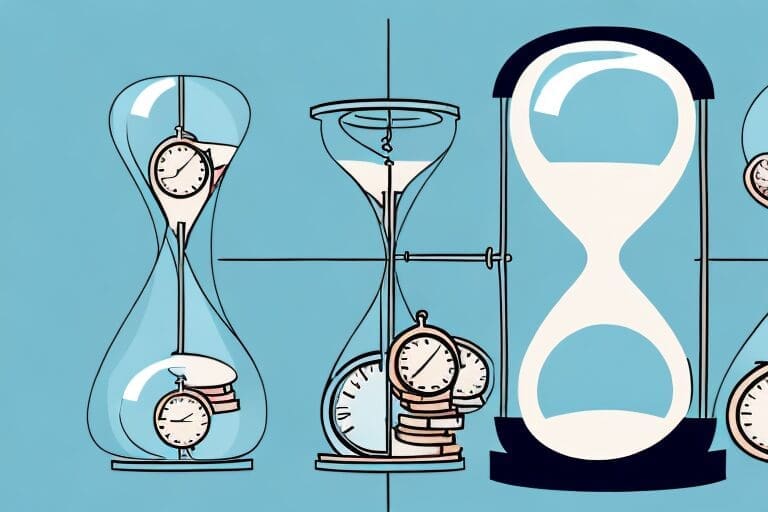 An hourglass surrounded by various limited-time offers