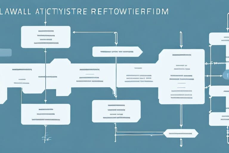 A dynamic flowchart that visually represents the process of an automated referral system